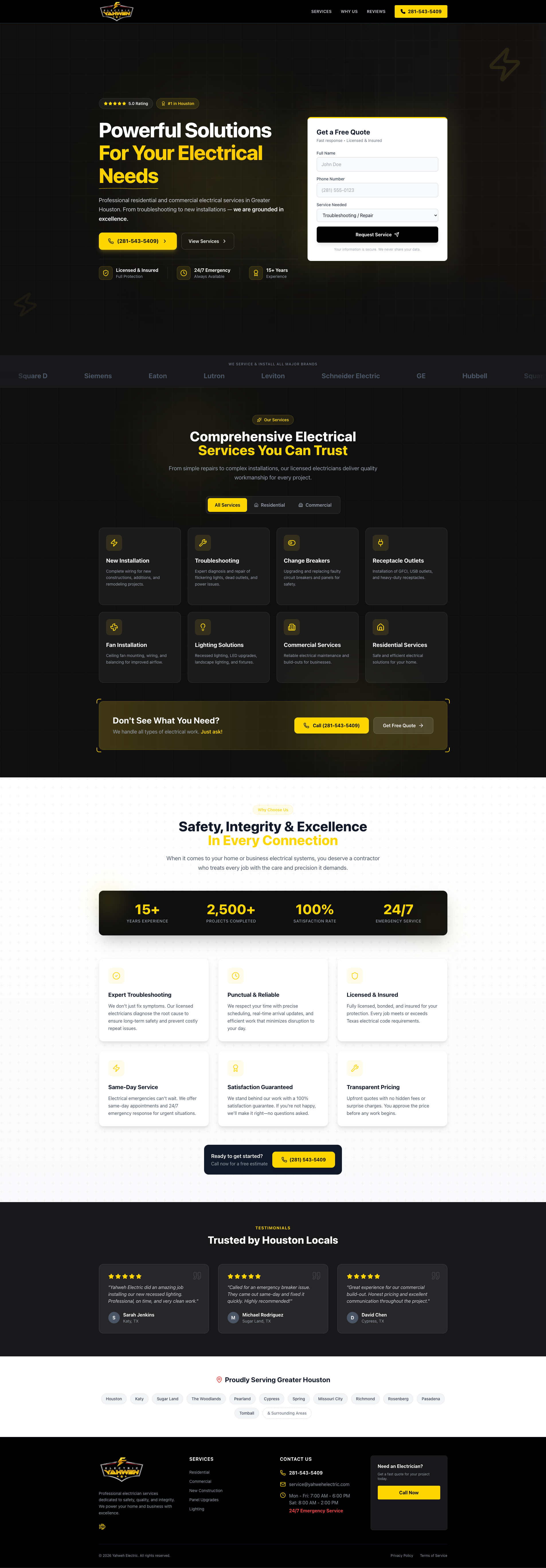 Electric Yahweh website screenshot